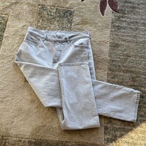 LOFT Light Gray Denim Pants